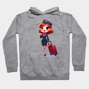 Cute Flight Attendant Hoodie